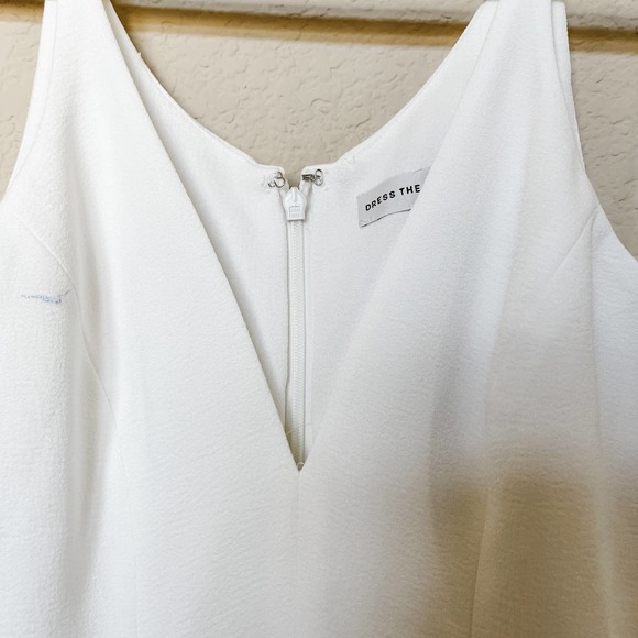 Dress The Population Iris Trumpet White Formal Maxi Dress Size XS - Picture 8 of 13